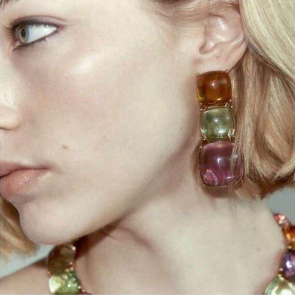 Multicolor earrings N441